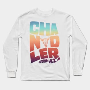 Chandler Rainbow Type Long Sleeve T-Shirt